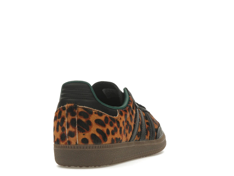 Adidas Samba OG Black Green Leopard - Core Black/Collegiate Green/Cream White - JI2735 - 29