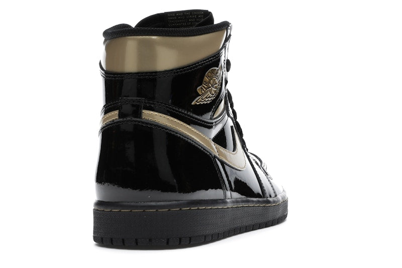 Air Jordan 1 Retro High Black Metallic Gold (2020) - Black/Black-Metallic Gold - 555088-032 - 29