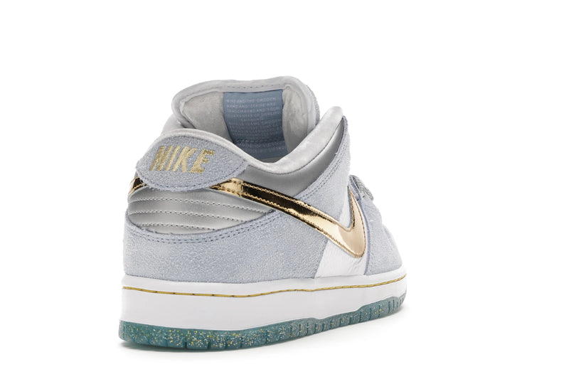 Nike SB Dunk Low Sean Cliver - Ice Blue/White-Metallic Gold-Metallic Silver - DC9936-100 - 29