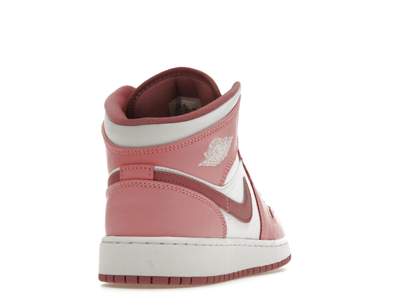 Air Jordan 1 Mid Valentines Day (2023) (GS) - Coral Chalk/Desert Berry/White - DQ8423-616 - 29