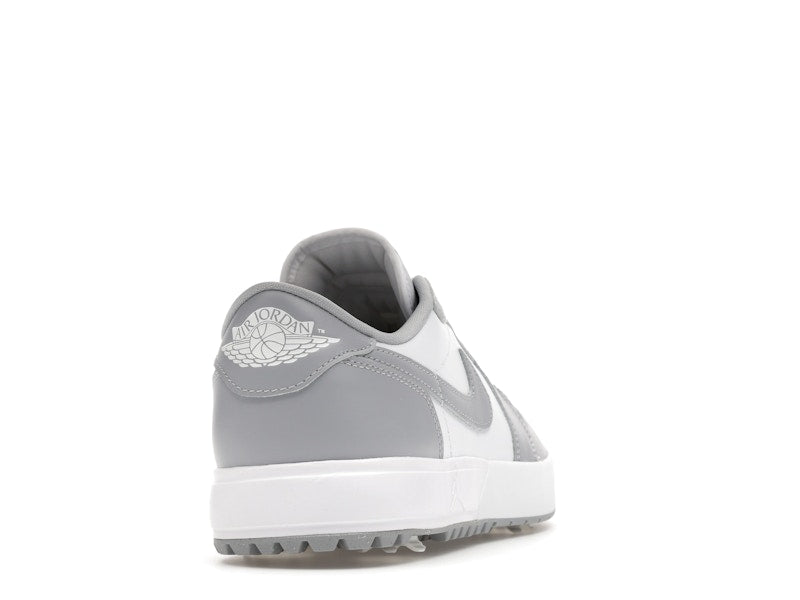 Jordan 1 Low Golf Spiked Wolf Grey White - vue 30