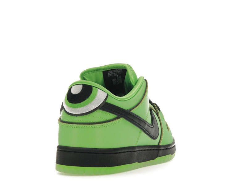 Nike SB Dunk Low The Powerpuff Girls Buttercup - Mean Green/Black/Lotus Pink - FZ8319-300 - 29