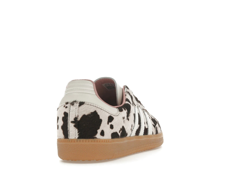 Adidas Samba OG Cow Print Womens - Dark Brown/Off White/Gum 3 - JR1256 - 29