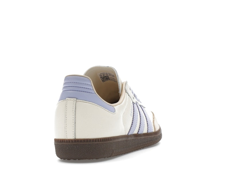 adidas Samba OG Cream White Violet (Women's) - Cream White/Violet Tone/Sand Strata - JI2678 - 29