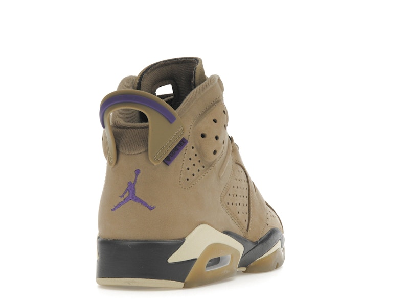 Air Jordan 6 Retro Gore Tex Brown Kelp - Brown Kelp/Team Gold/Shadow Brown/Court Purple - FD1643-300 - 29