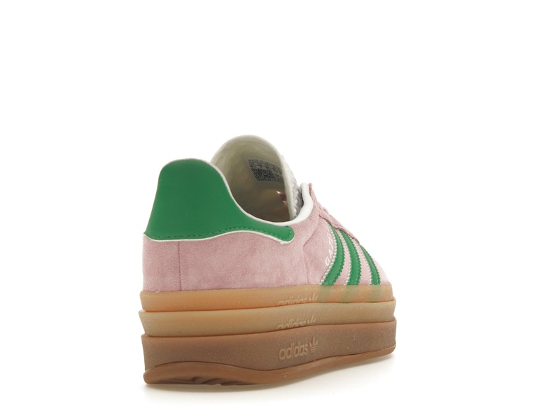 adidas Gazelle Bold True Pink (Women's) - True Pink/Green/Cloud White - IE0420 - 29