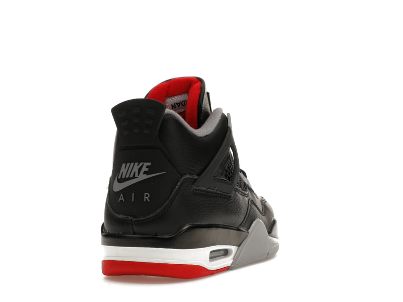 Air Jordan 4 Retro Bred Reimagined (GS) - Black/Cement Grey/Varsity Red/Summit White - FQ8213-006 - 29
