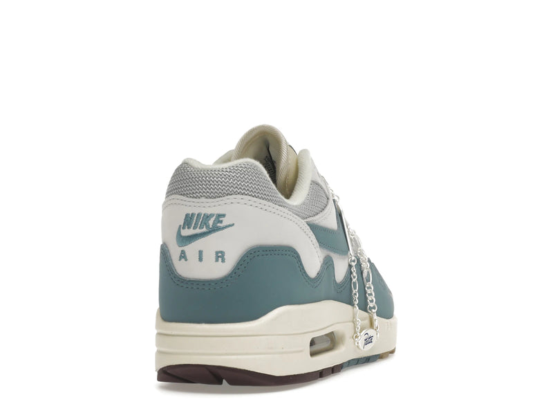 Nike Air Max 1 Patta Waves Noise Aqua With Bracelet - Metallic Silver/Noise Aqua-Pure Platinum - DH1348-004 - 29