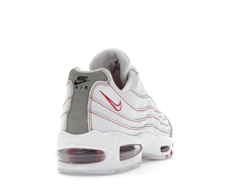 Nike Air Max 95 OG Big Bubble White University Red - White/University Red/Wolf Grey - IB7936-100 - 29