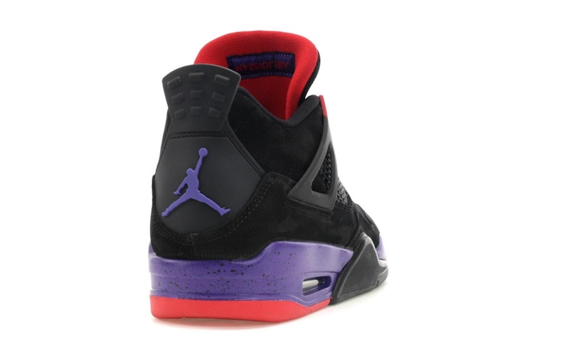 Air Jordan 4 Retro Raptors - Black/Court Purple-University Red - AQ3816-065 - 29
