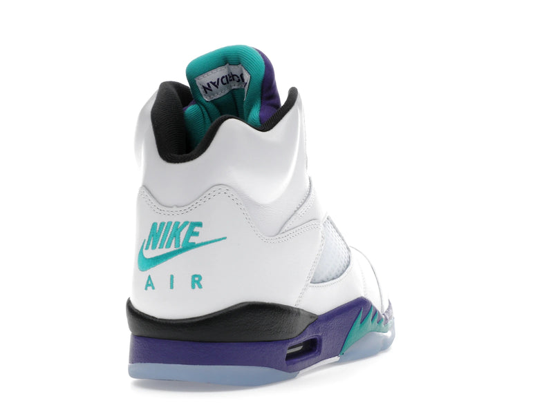 Air Jordan 5 Retro Grape (2025) - White/Grape Ice-New Emerald - HQ7978-100 - 29