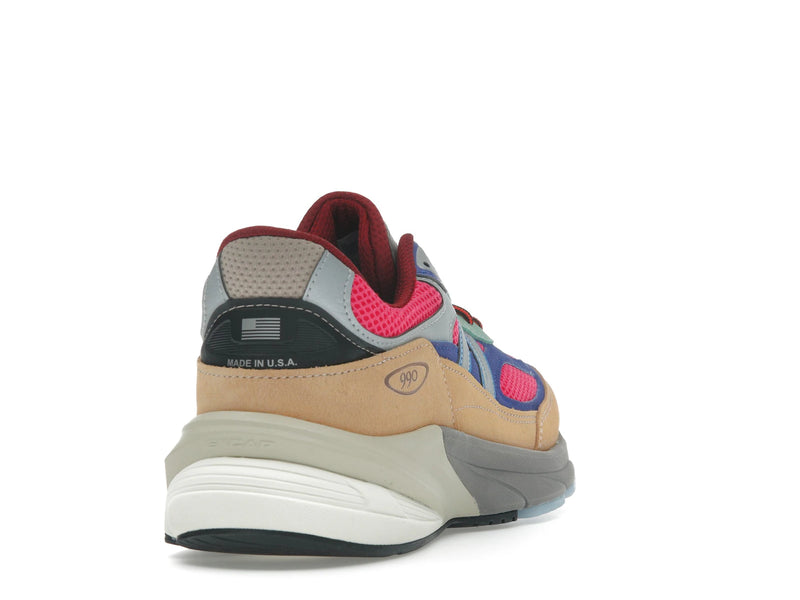 New Balance 990v6 Miusa Action Bronson Ainozama - Beige/Purple/Pink - U990AT6 - 29