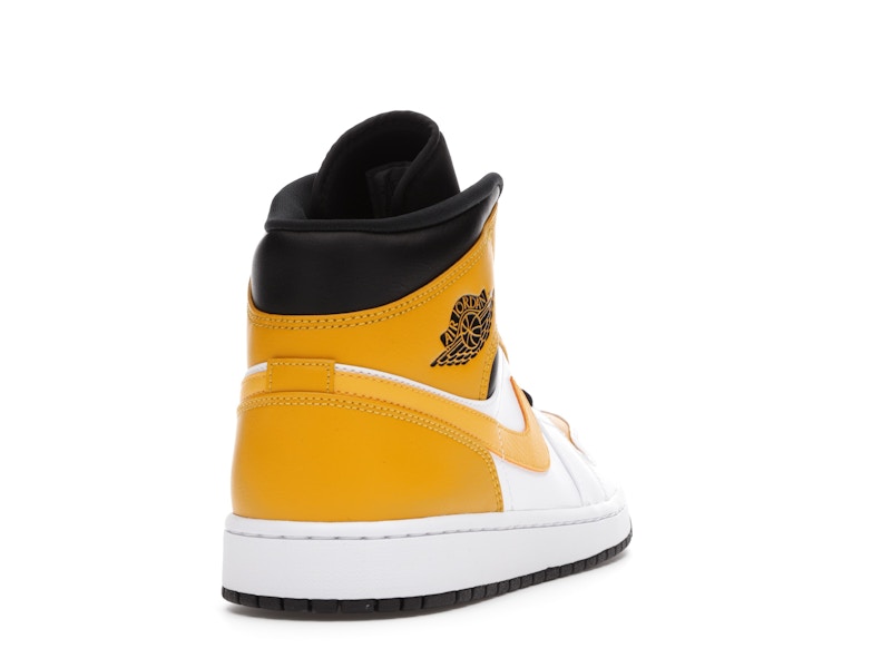 Air Jordan 1 Mid University Gold - White/University Gold-Black - 554724-170 - 29