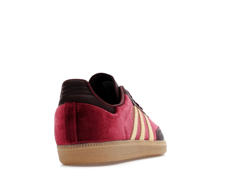 adidas Samba OG Shadow Red Velvet (Women's) - Shadow Red/Maroon/Gum - JS1394 - 29