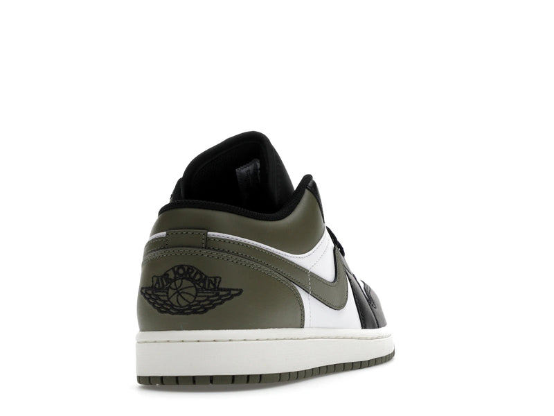 Air Jordan 1 Low Black Toe Medium Olive - Black/Medium Olive/White - 553558-092 - 29