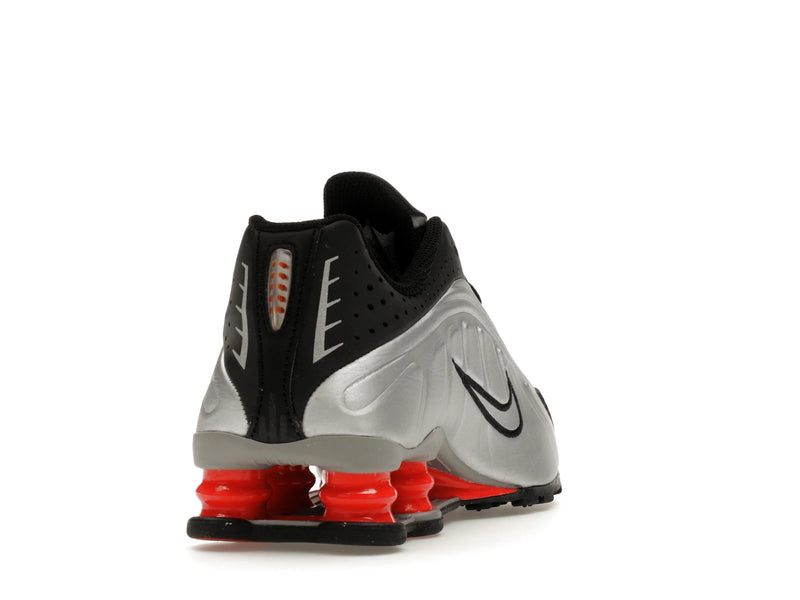Nike Shox R4 Metallic Silver Black Picante Red (GS) - Metallic Silver/Black/Picante Red/Metallic Silver - CW2626-005 - 29
