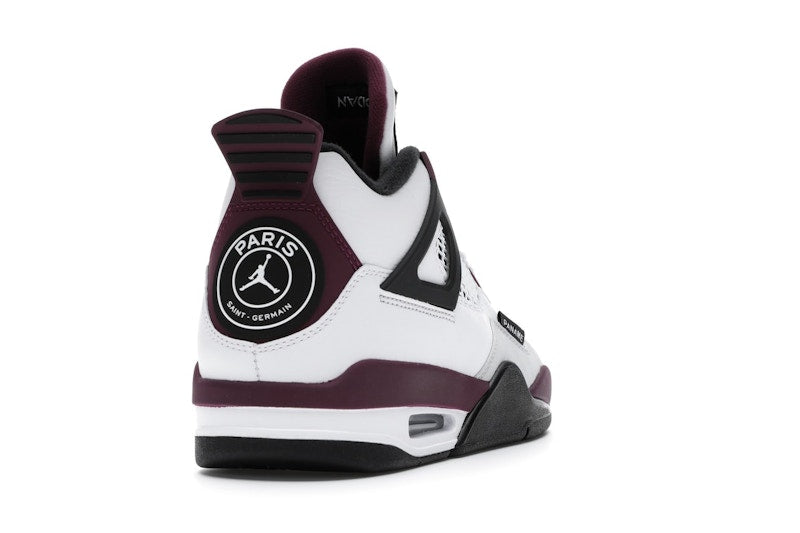 Air Jordan 4 Retro Psg Paris Saint Germain - White/Black-Metallic Gold-Bordeaux - CZ5624-100 - 29