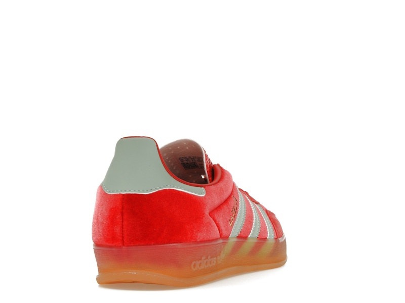 adidas Gazelle Indoor Better Scarlet Hazy Green (Women's) - Better Scarlet/Hazy Green/Gum - IG6786 - 29