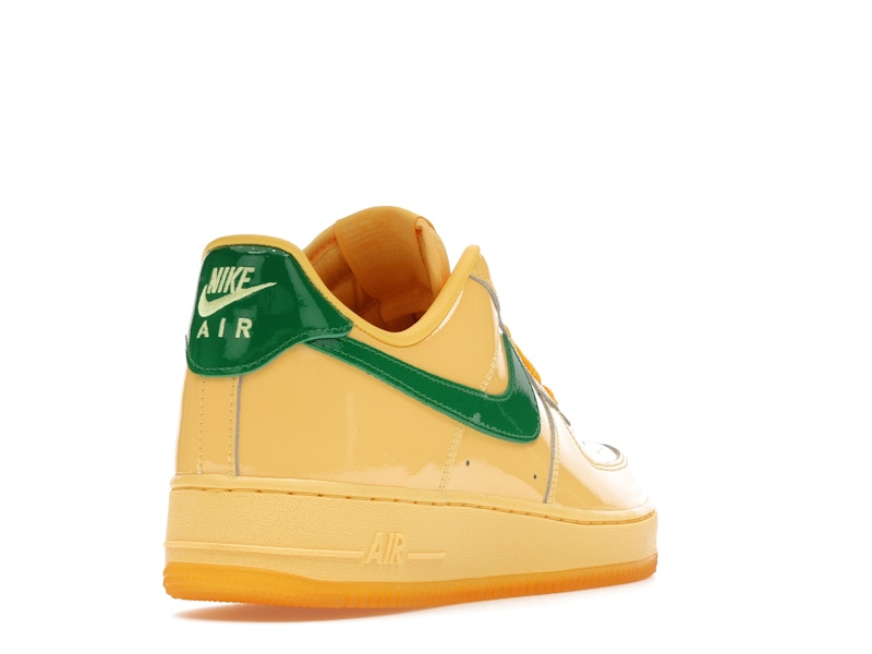 Nike Air Force 1 Low Patent Leather Topaz Gold Pine Green - Ansicht 31