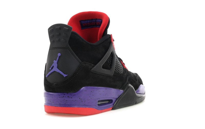 Air Jordan 4 Retro Raptors - Black/Court Purple-University Red - AQ3816-065 - 30