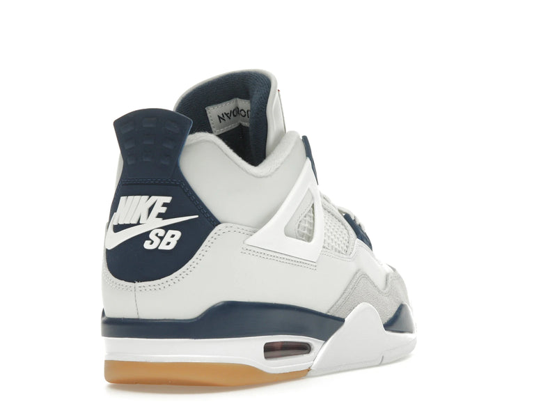Air Jordan 4 Retro SB Navy - Summit White/White/Navy/Neutral Grey/Gum Yellow/Varsity Red - DR5415-100 - 30
