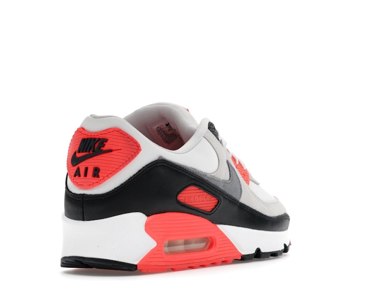 Nike Air Max 90 Infrared 2026 Iu1055 100 - White/Cement Grey/Infrared/Black - IU1055-100 - 31