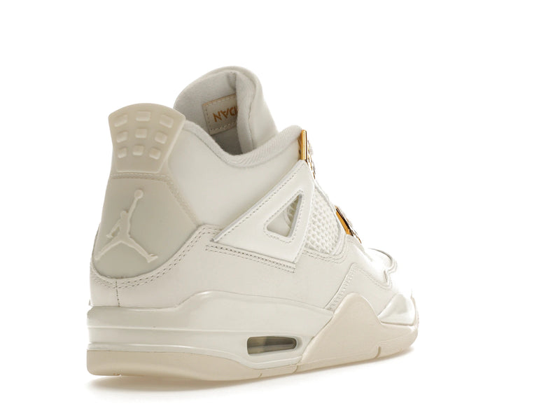Air Jordan 4 Retro Metallic Gold - Sail/Metallic Gold/Black - AQ9129-170 - 30