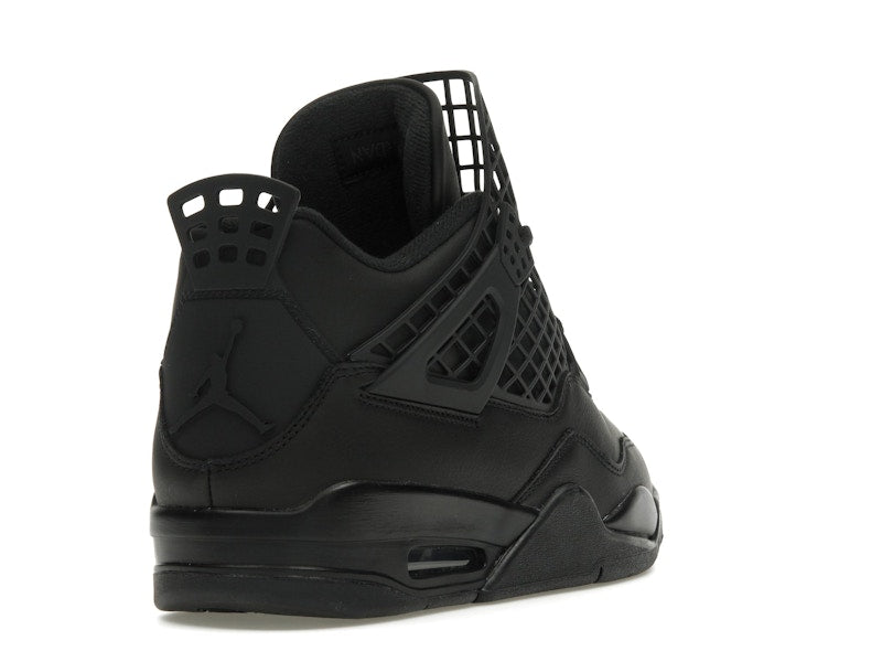 Air Jordan 4 Retro Net Black - Black/Black-Metallic Silver - FN7251-001 - 30