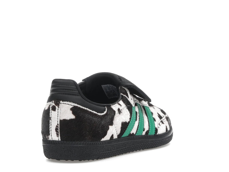 Adidas Samba Lt Cow Print Black White - Black/White/Collegiate Green - JS3930 - 30