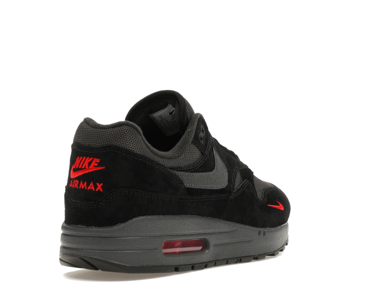 Nike Air Max 1 Bred Anthracite - Black/Anthracite/University Red - FV6910-001 - 30