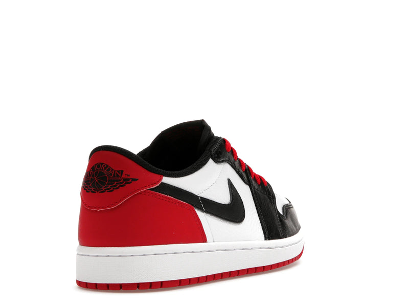 Air Jordan 1 Retro Low OG Black Toe - White/Black/Varsity Red - CZ0790-106 - 30