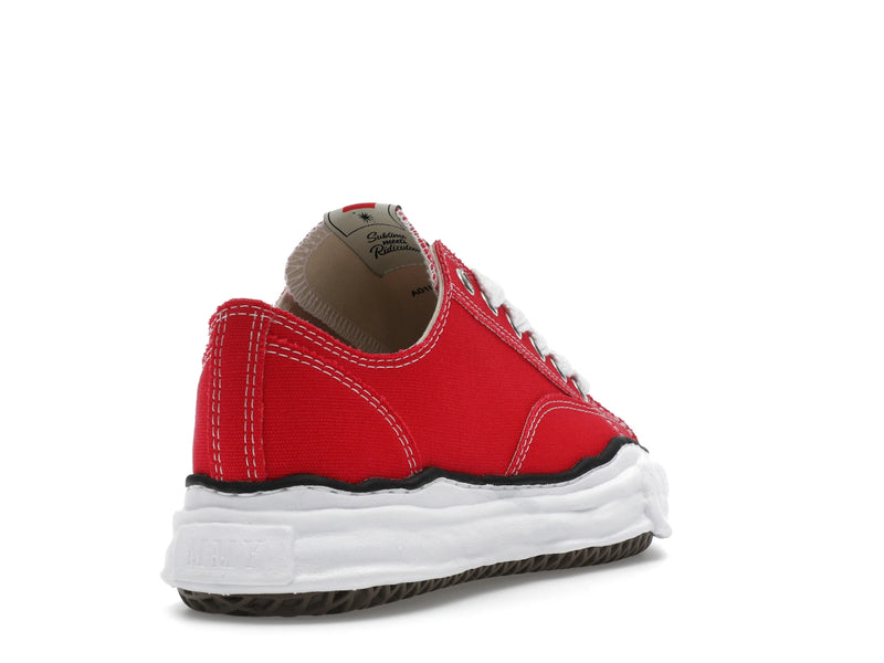 Maison Mihara Yasuhiro Peterson OG Sole Canvas Low Red - A01FW702-RED - 30