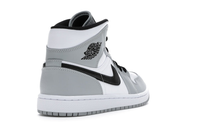 Air Jordan 1 Mid Light Smoke Grey - Light Smoke Grey/Black-White - 554724-092 - 30