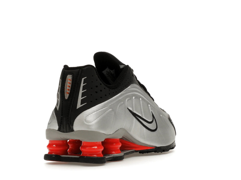 Nike Shox R4 Metallic Silver Black Picante Red (GS) - Metallic Silver/Black/Picante Red/Metallic Silver - CW2626-005 - 30