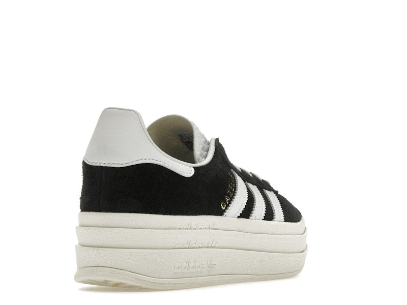 adidas Gazelle Bold Core Black White (Women's) - Core Black/Footwear White/Core White - HQ6912 - 30