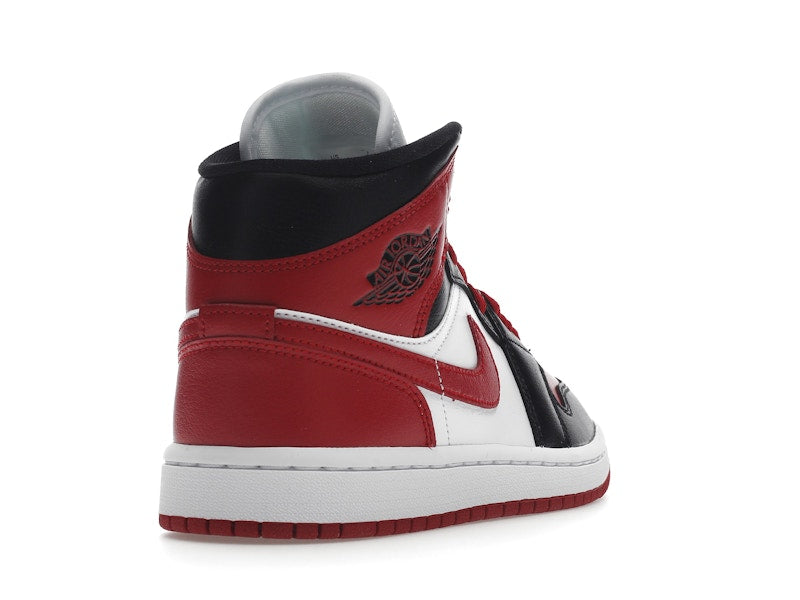 Air Jordan 1 Mid Alternate Bred Toe (W) - White/Red/Black - BQ6472-079 - 30