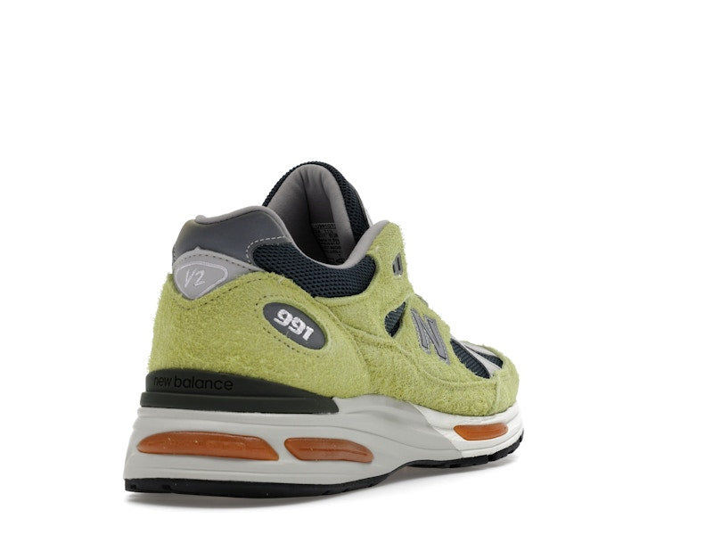 New Balance 991v2 MiUK Grape Sorbet - Beechnut/Trekking Green - U991GT2 - 30