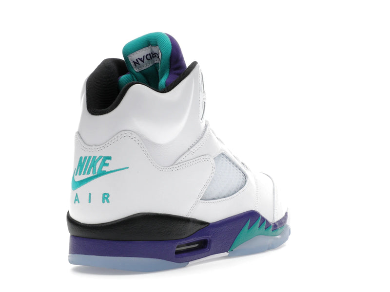 Air Jordan 5 Retro Grape (2025) - White/Grape Ice-New Emerald - HQ7978-100 - 30