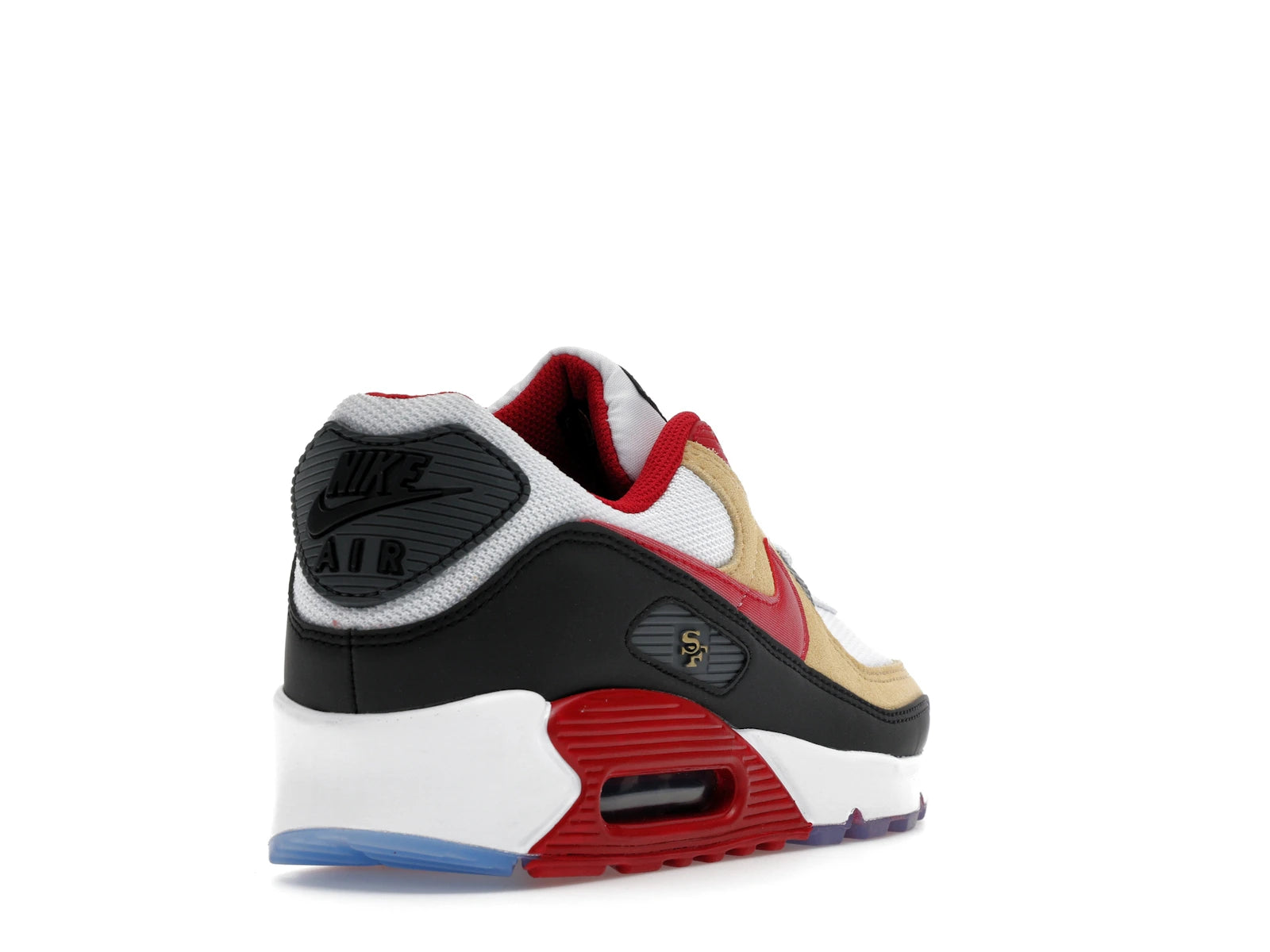 Nike Air Max 90 San Francisco 49ers - White/Gym Red/Black - II7588-100 - 30