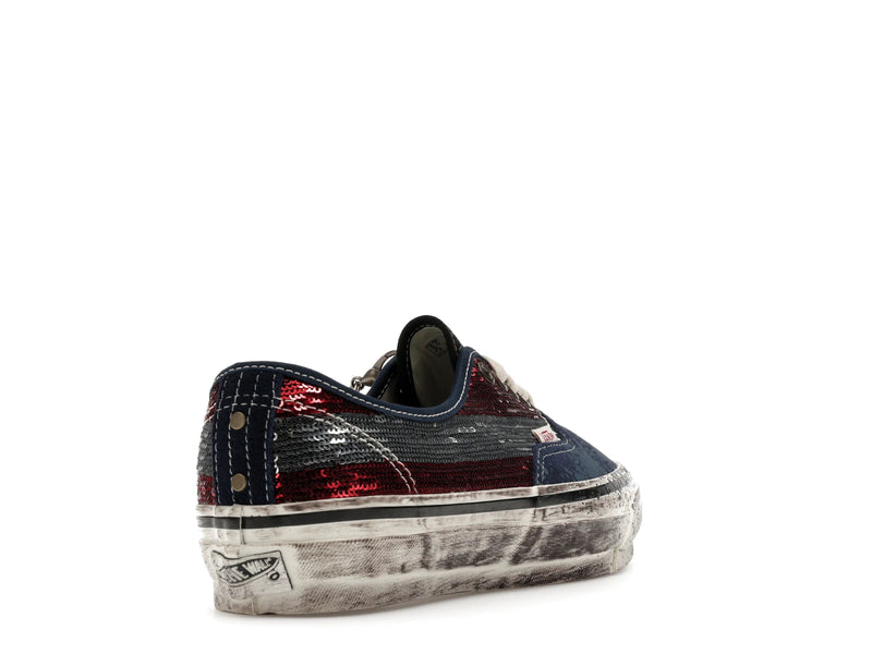 Vans Premium Authentic La Habana Red Navy - Red/Navy - VN000DB8Z11 - 30