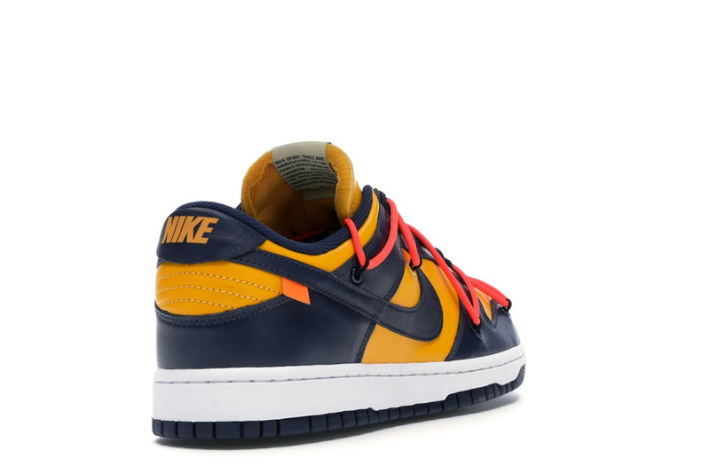 Nike Dunk Low Off White Michigan - University Gold/Midnight Navy-White - CT0856-700 - 30