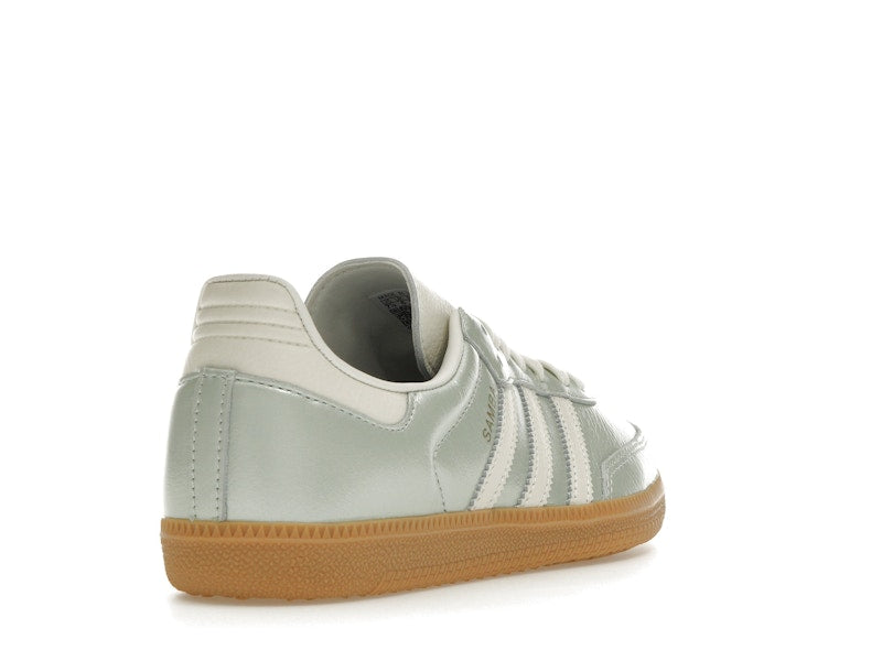 adidas Samba OG Linen Green Metallic (Women's) - Linen Green Metallic/Off White/Cyber Metallic - IG1965 - 30
