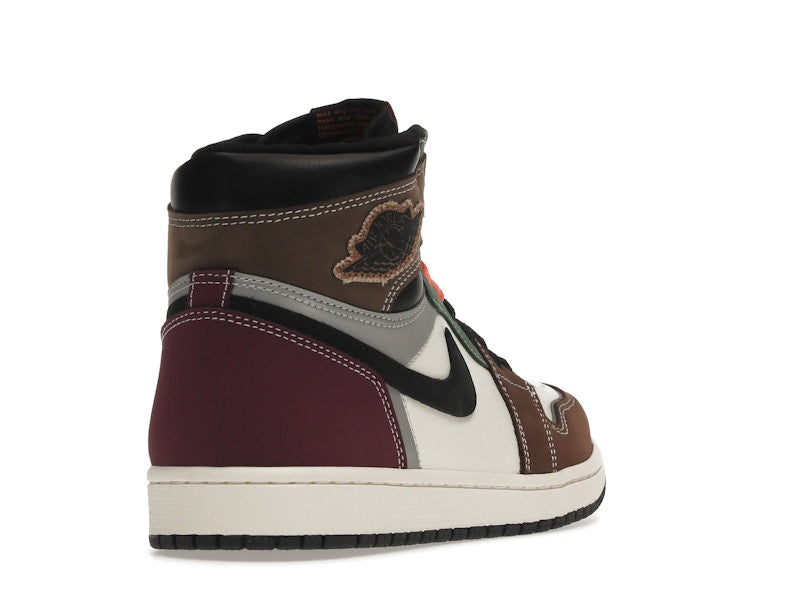 Air Jordan 1 Retro High OG Hand Crafted - Black/Archaeo Brown-Dark Chocolate - DH3097-001 - 30