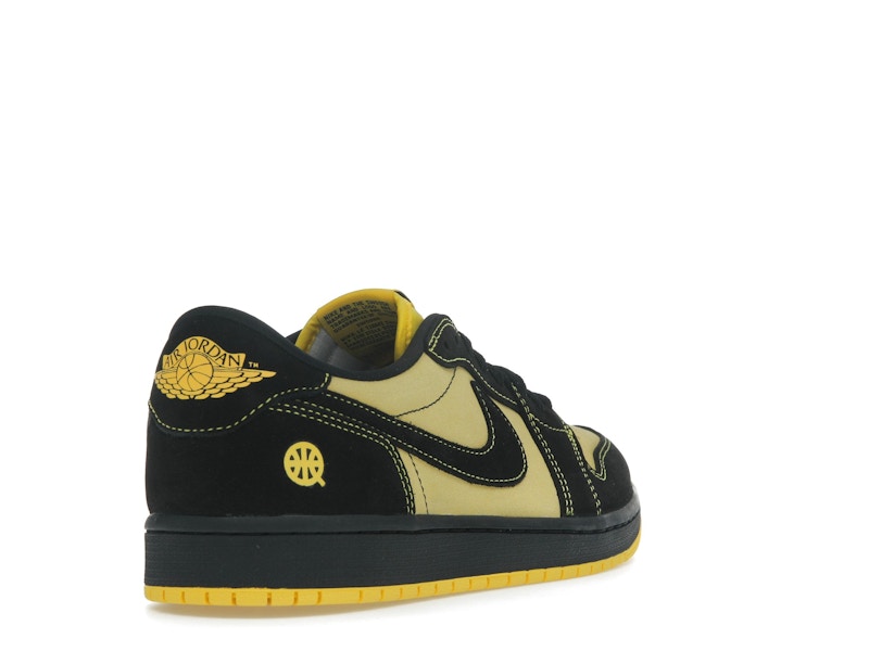 Air Jordan 1 Retro Low OG Quai 54 Black Tour Yellow Red - Black/Tour Yellow/Chile Red - IB8836-007 - 30