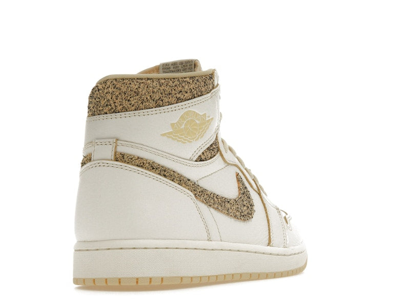 Air Jordan 1 Retro High OG Craft Vibrations Of Naija - Sail/Pale Vanilla-Black - FD8631-100 - 30