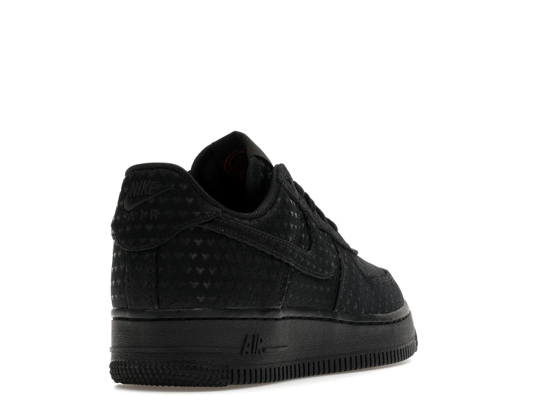 Nike Air Force 1 Low Valentines Day Triple Black (2026) - Black/Black/University Red - IQ9965-001 - 30