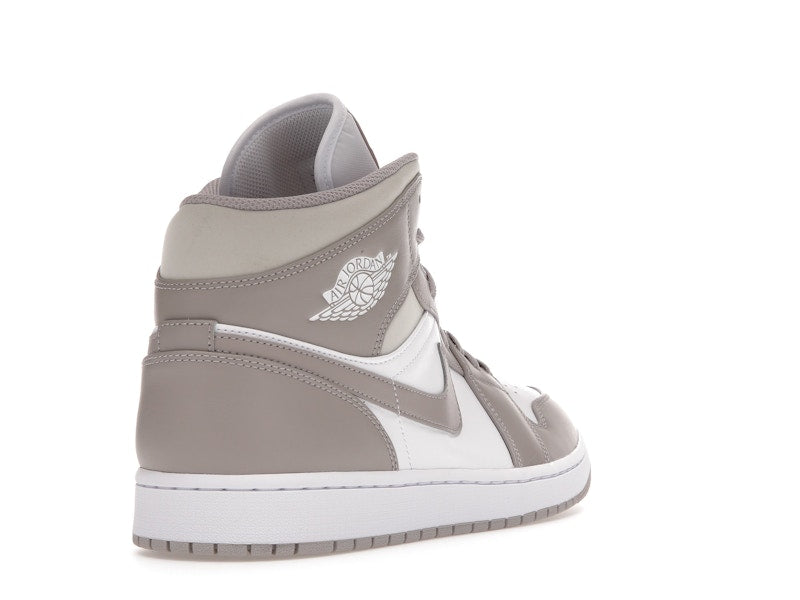 Air Jordan 1 Mid Linen - White/Linen-Linen - 554724-082 - 30