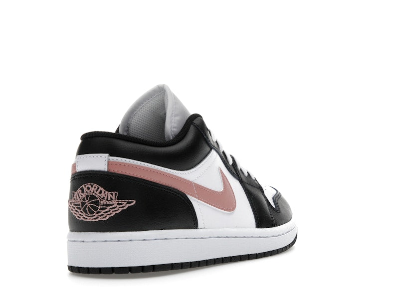 Air Jordan 1 Low Black Rust Pink - Black/Rust Pink/White - 553558-165 - 30