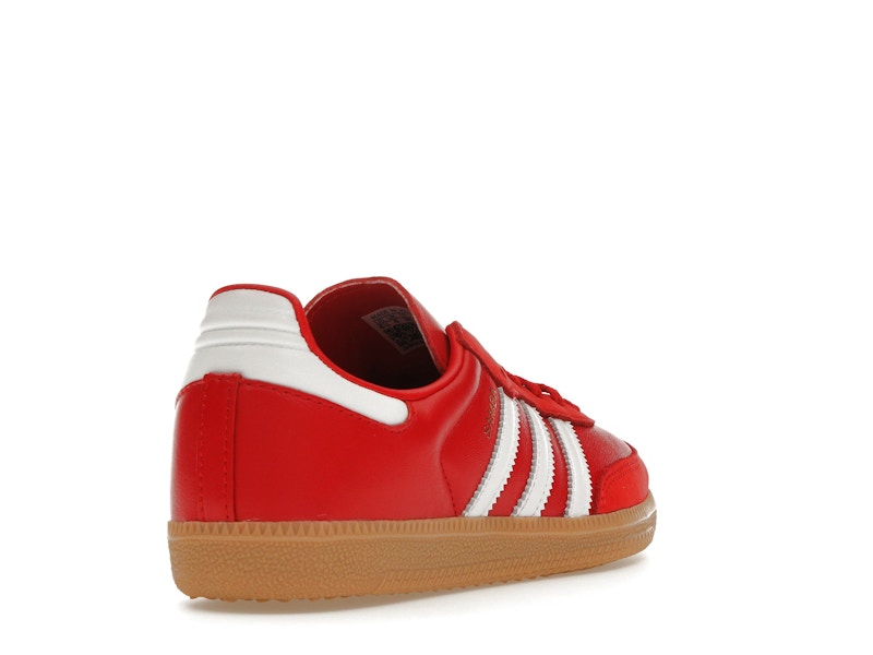 adidas Samba OG Better Scarlet (Women's) - White/Better Scarlet/Gum - IE6524 - 30