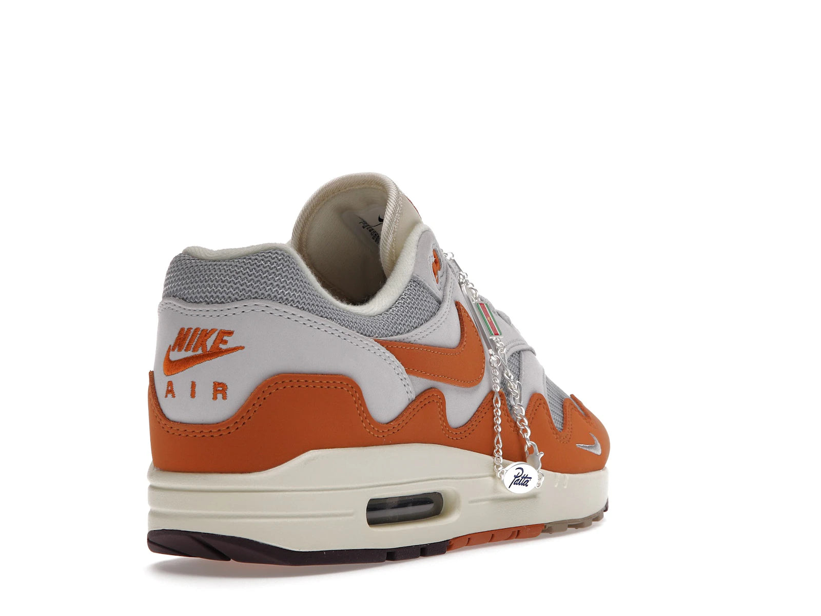 Nike Air Max 1 Patta Waves Monarch With Bracelet - Metallic Silver/Monarch-Pure Platinum - DH1348-001 - 30
